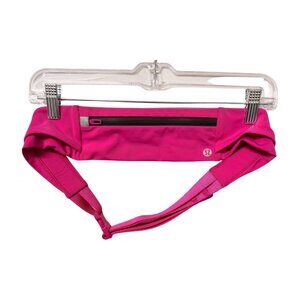 Lululemon Athletica Fuchsia Belt with Zipper Pocket